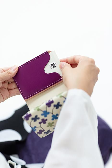 SOU・SOU×QUATRO GATS 手掌錢包/花遊​ ​