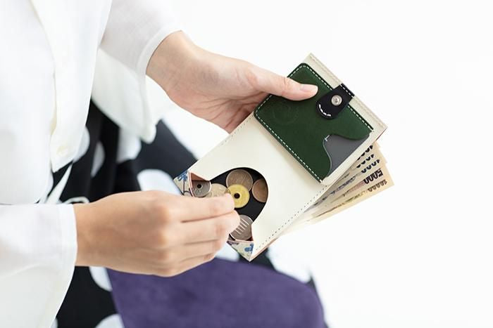 SOU・SOU×QUATRO GATS 手掌錢包/花遊​ ​