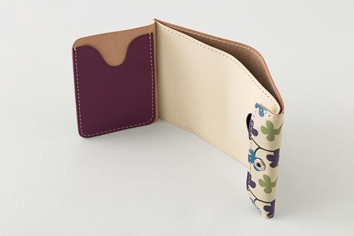 SOU・SOU×QUATRO GATS 手掌錢包/花遊​ ​