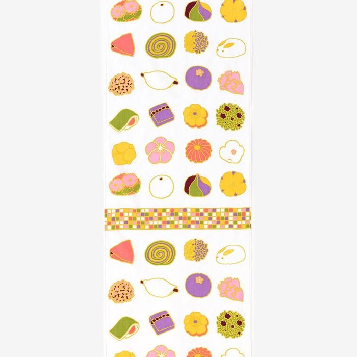 Textiles vendus à la main (Ise Cotton Tenugui) / Sweets japonais (MY) <50cm>