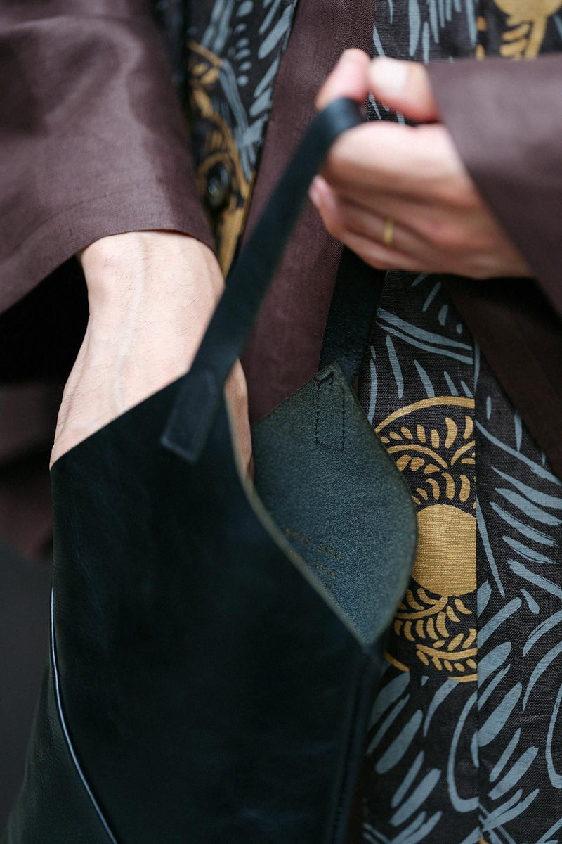 Leather Origami Shoulder Bag