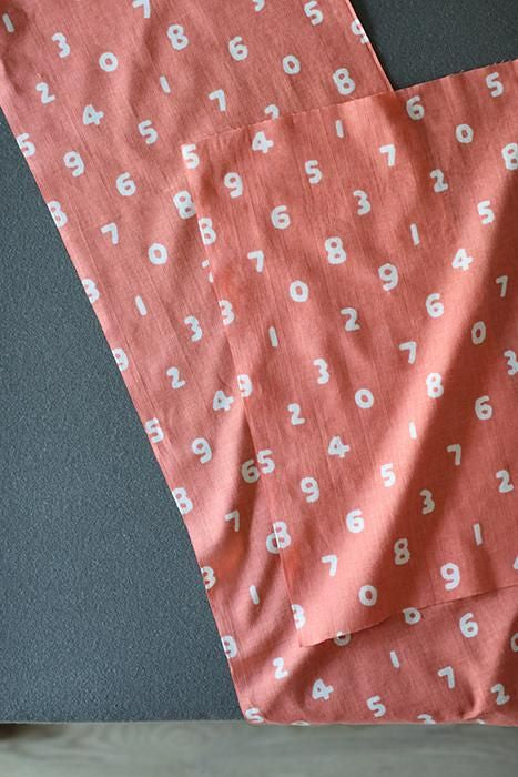 伊勢木綿 textile手ぬぐい（ひめ丈）／SO-SU-U 鴇色（ときいろ）