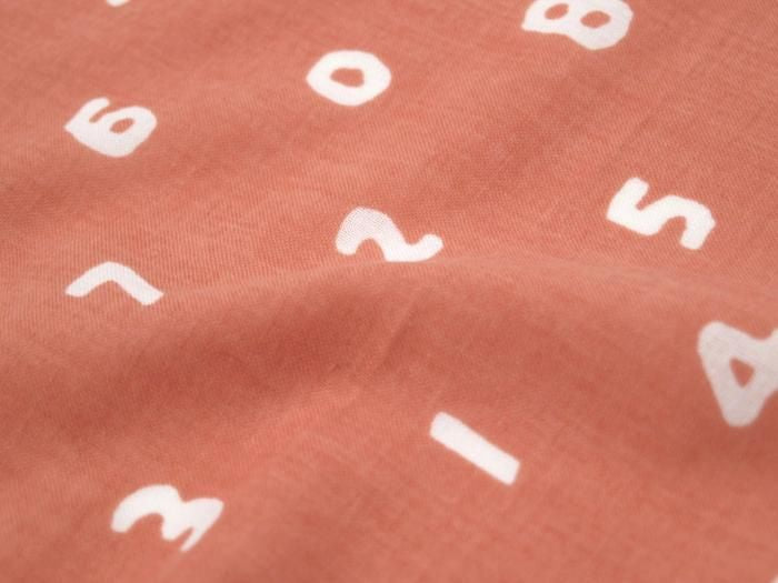 伊勢木綿 textile手ぬぐい（ひめ丈）／SO-SU-U 鴇色（ときいろ）