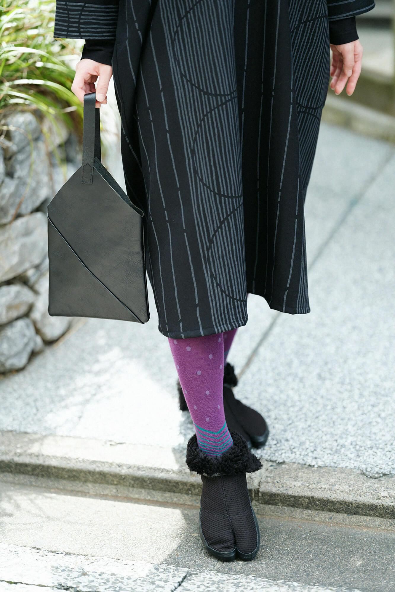 Tabi Tights／Kabuki Reddish Purple