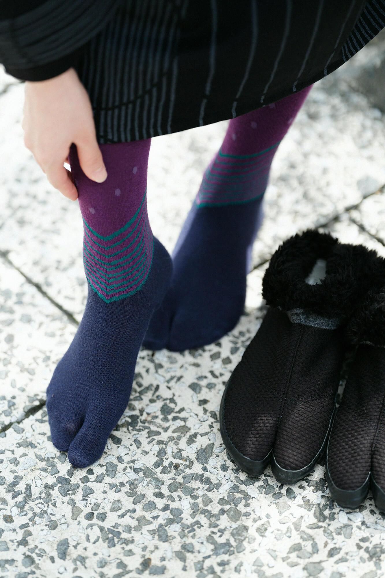 Tabi Tights／Kabuki Reddish Purple