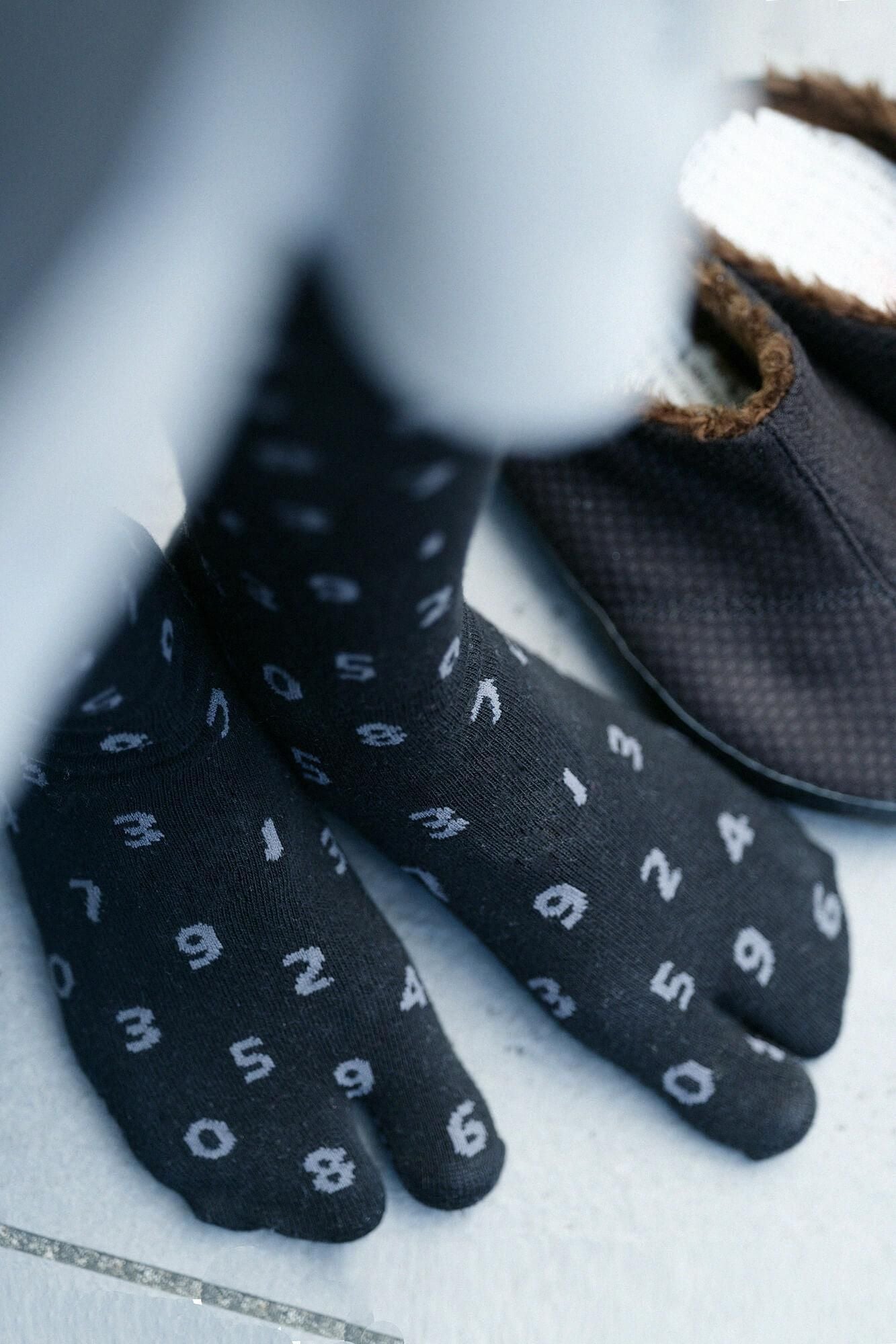 Collants tabi chaussettes / so-su-u peat coulor (en acier inoxydable)