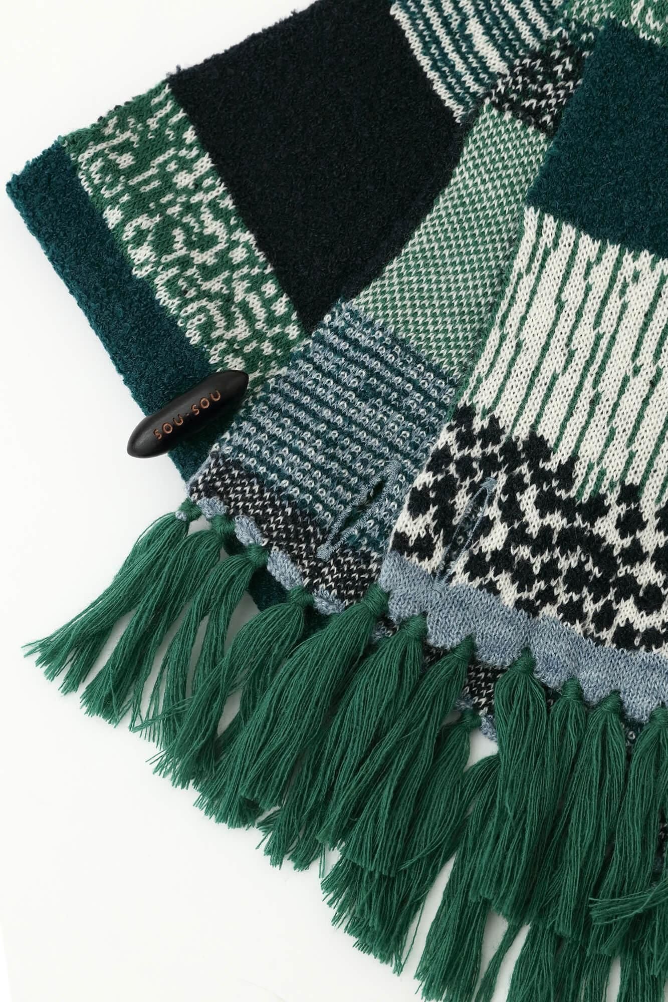 SOU・SOU ×MOONBAT 草編領巾／東山三十六峰 綠野