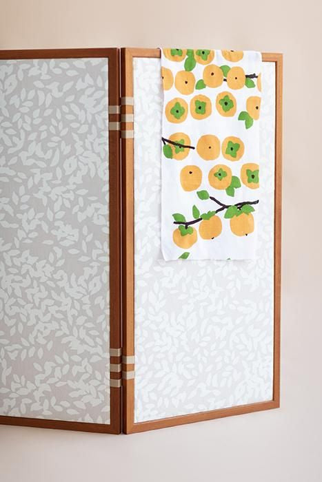 Isemomen Cotton Textile Handkerchief / Persimmon