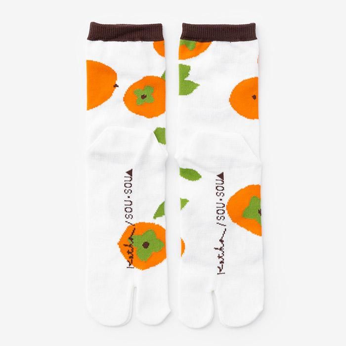 Tabi Socks (Mid-calf)／Persimmon【Men・Women】