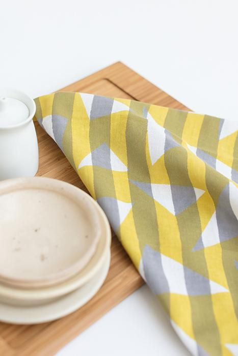 伊勢木綿 textile手ぬぐい／見通し（みとおし）