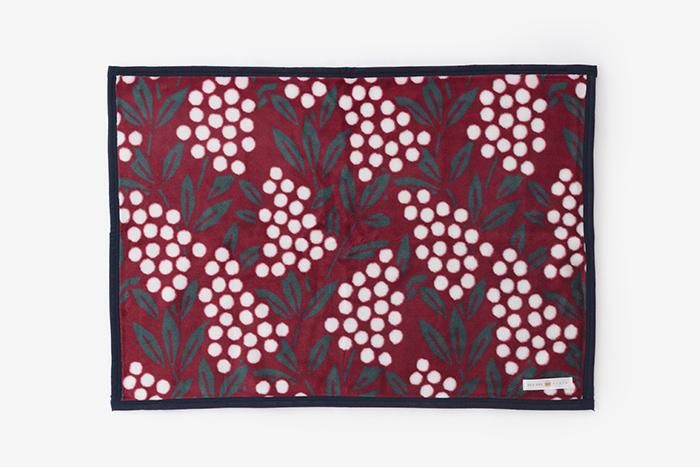 SOU・SOU×丸眞 小蓋毯／南天竹