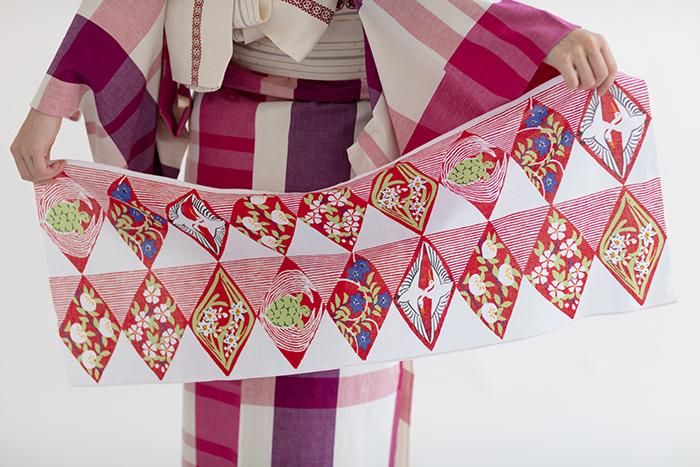 Ise Momen Textil-Tenugui/feierlicher Diamant (Iwaihishi) Tsunagi