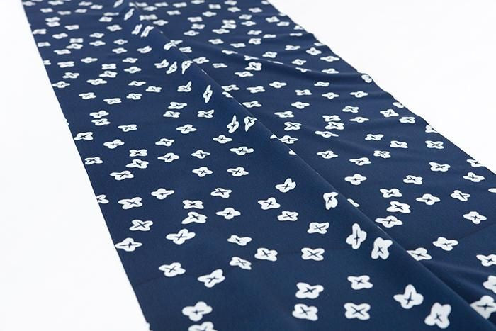 SOU・SOU×Kyoto Marubeni undershirt(Fabric）／Tiny Flowers Ink Blue(Tetsukon)