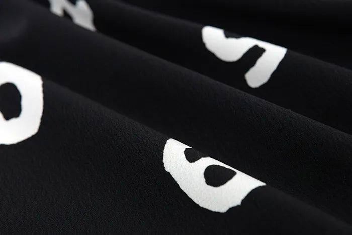 SOU・SOU×Kyoto Marubeni Kimono Undergarment (Fabric)／SO-SU-U Large Black×White
