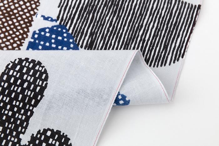 伊勢木綿 textile手ぬぐい／槍袋文様（やりぶくろもんよう）