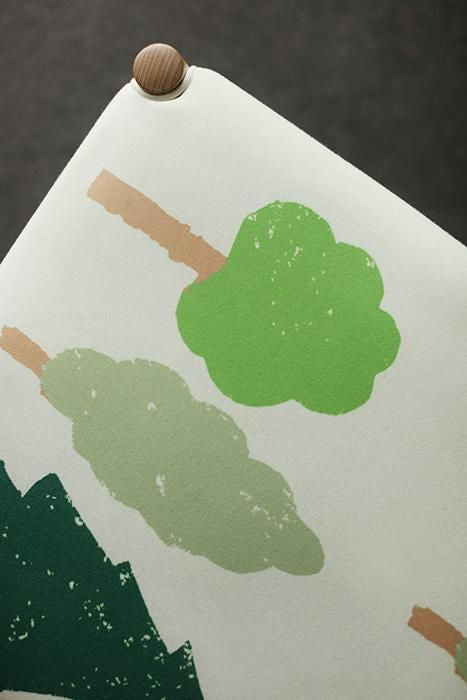 Sou ・ Sou × Coccole Tino Chair / Forest Story [※ livraison d'environ 1 à 3 mois]