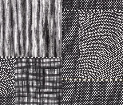 SOU・SOU×Coccole Tino Counter Chair／Lines and Dots Ink Color【※Delivery in 1～3 months】