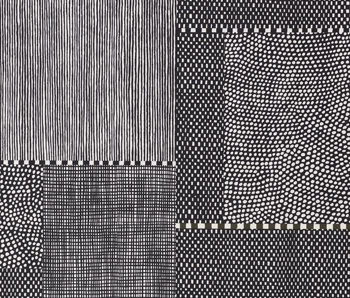 SOU・SOU×Coccole Tino Counter Chair／Lines and Dots Ink Color【※Delivery in 1～3 months】