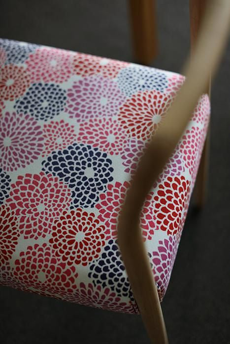 SOU・SOU×Coccole Tino Chair／Chrysanthemum White【※Delivery in 1～3 months】