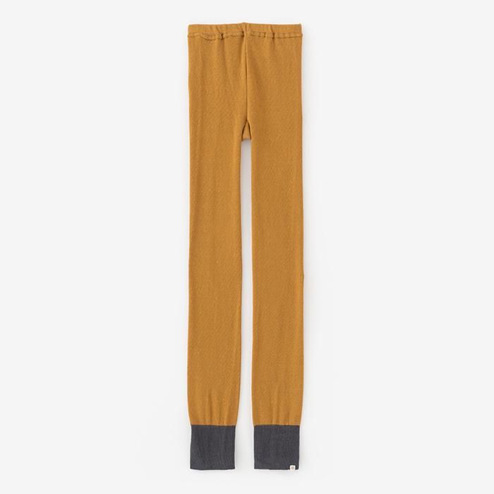 彩三寸 內搭褲／山吹茶×鉛色