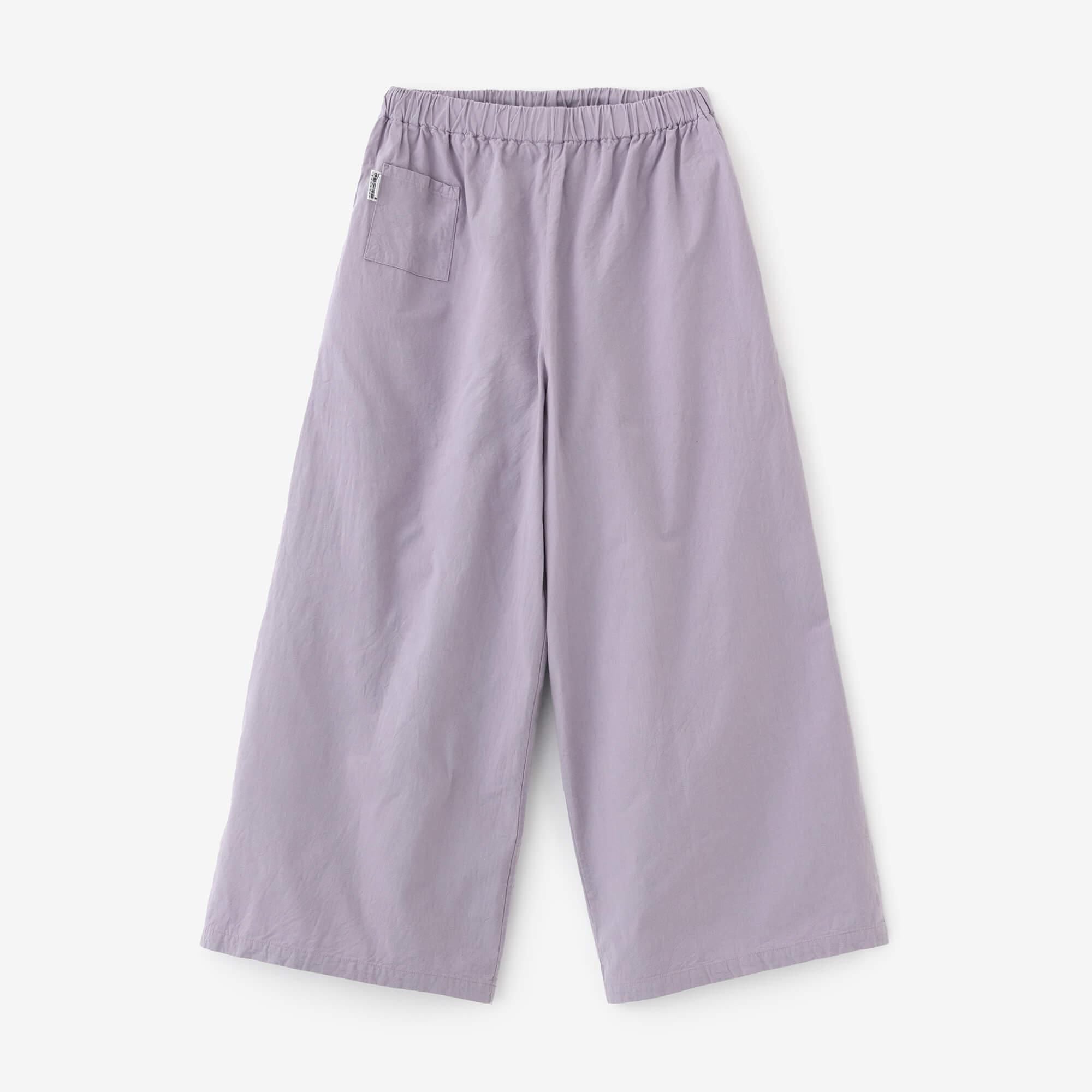 伸（しん） 綾織（あやおり） 広形もんぺ／黄枯茶（きがらちゃ）