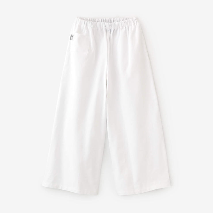 Isemomen Cotton 10/3 Wide-legged Pants / White