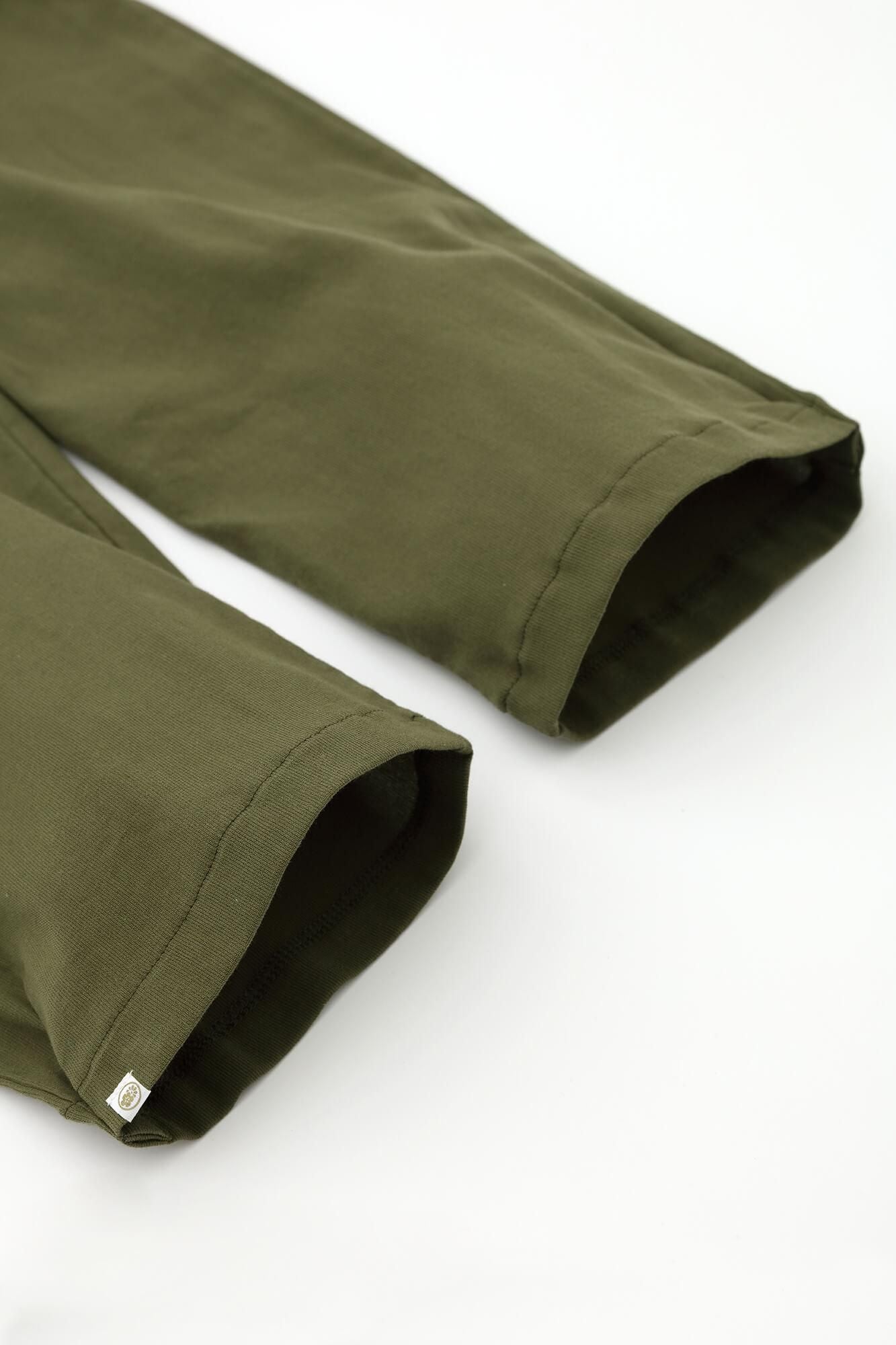 高島縮 40/40 えんゆう穿き／海松色（みるいろ）