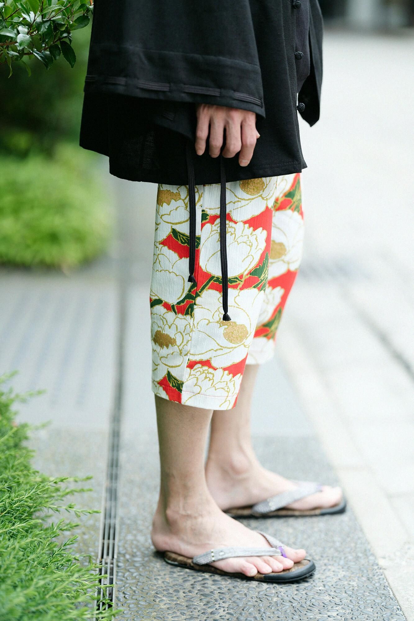 Zori Sandalen Asabura Krähengesicht / Magasane (Sumi)