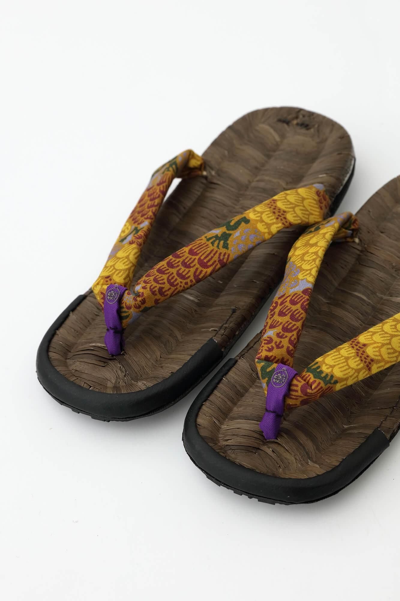 Asabura Sandals Black／Kenran Golden