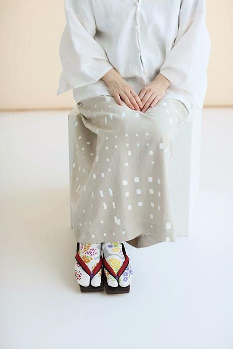 足袋下（踝丈）／菊花文（きくはなもん） 【男・女性用】