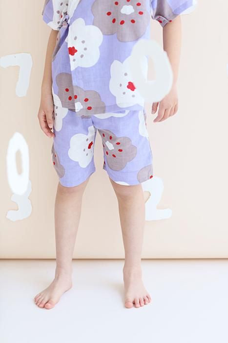 ●いせもめん こどもじんべい／ほほえみ しょう ふじいろ