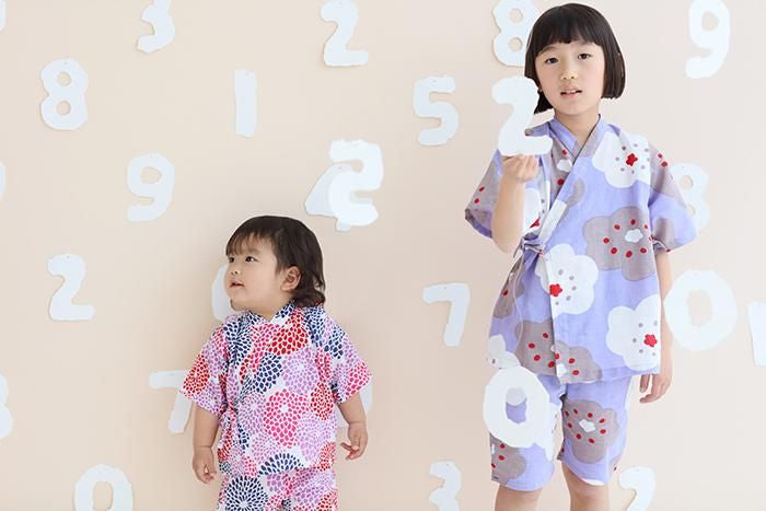 ●いせもめん こどもじんべい／ほほえみ しょう ふじいろ