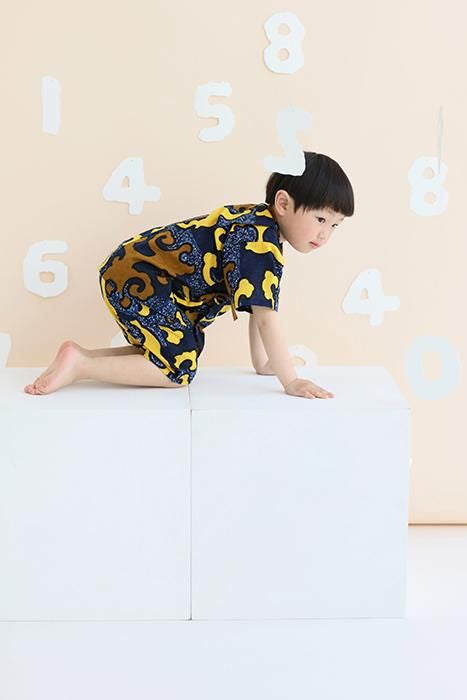 ●Isemomen Cotton Jinbei Set / Raging Billows