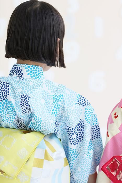 ●SOU・SOU× Kyoto Marubeni 소녀의 어린이 유쿠 카타/키쿠즈쿠시 스주 야카