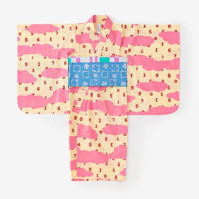 ●SOU・SOU× Kyoto Marubeni 소녀의 어린이 유카타/소수 토무모 유조라