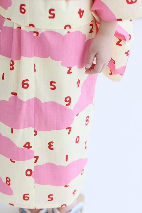 ●SOU・SOU× Kyoto Marubeni 소녀의 어린이 유카타/소수 토무모 유조라