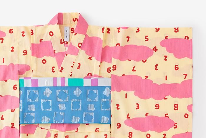 ●SOU・SOU× Kyoto Marubeni 소녀의 어린이 유카타/소수 토무모 유조라