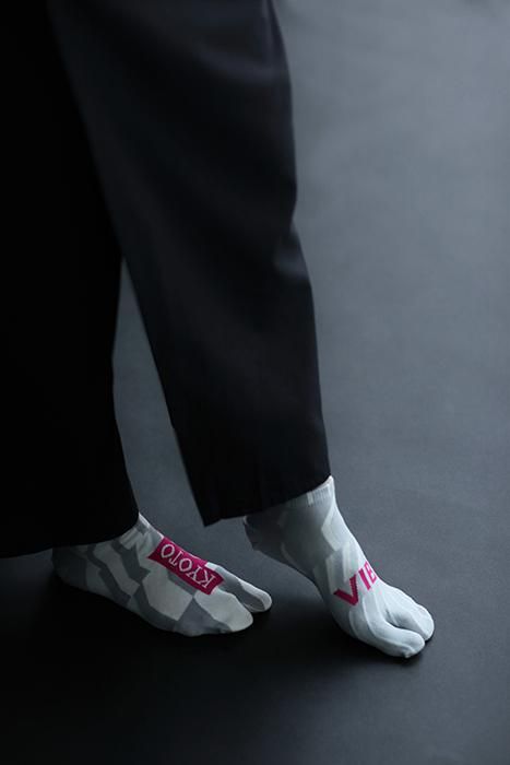 【官網限定】分趾襪（腳踝長度）／KYOTOGRAPHIE 2019 銀色 【男・女性用】