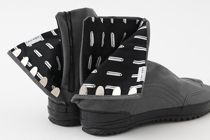 Festival Split Toe Tabi Shoes / Lead Color×Box