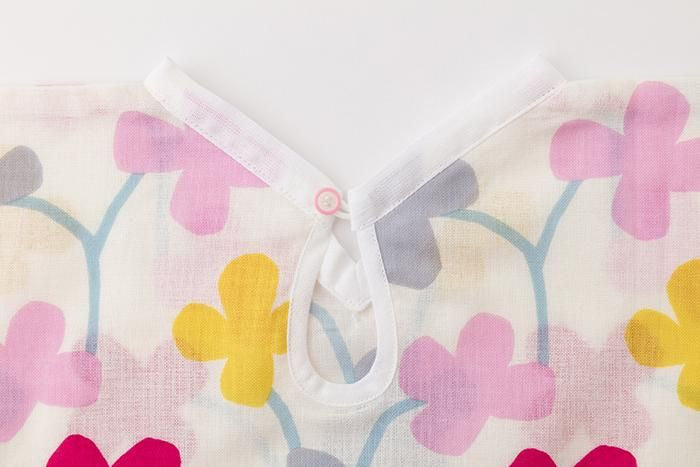 ●伊勢木棉 方形上衣／花遊戲