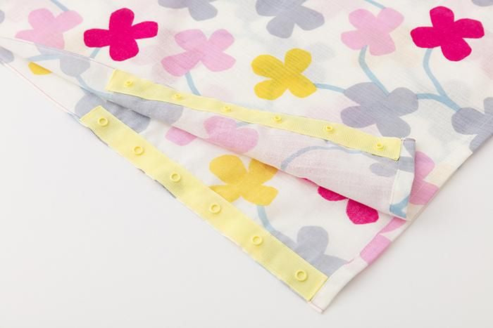 ●伊勢木棉 方形上衣／花遊戲