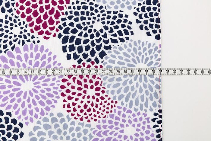 布料剪裁販售 （伊勢木棉 手巾）／全菊 kayushi（kayushi）<50cm>