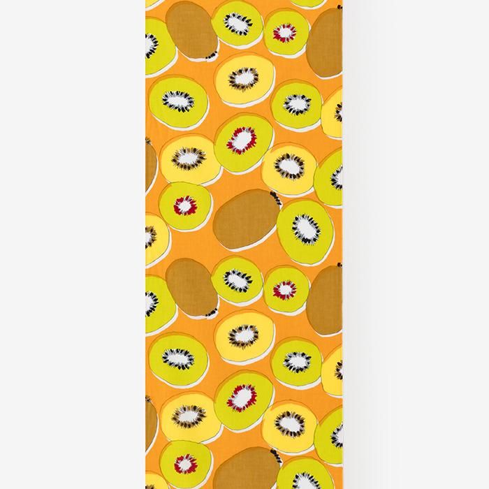 按重量出售的纺织品 (Ise Momen Tenugui)/奇异果 <50cm>