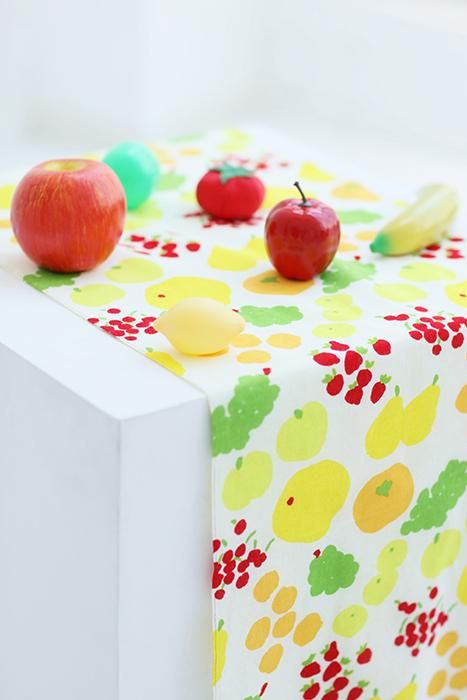 Ise coton textile tenugui / fruit