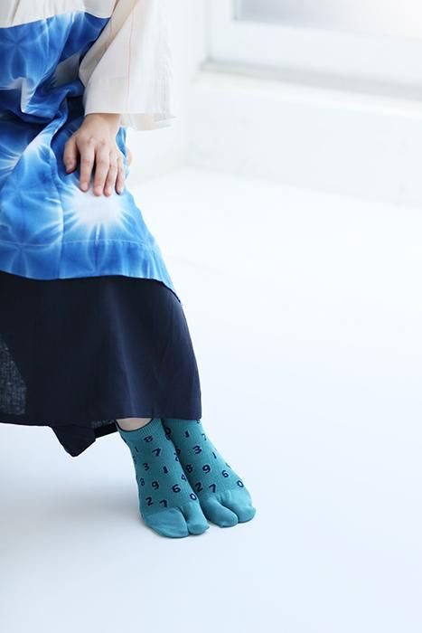 사슴 타비양말 (각도 길이)/SO-SU-U Hanadairo (남성과 여성을위한)