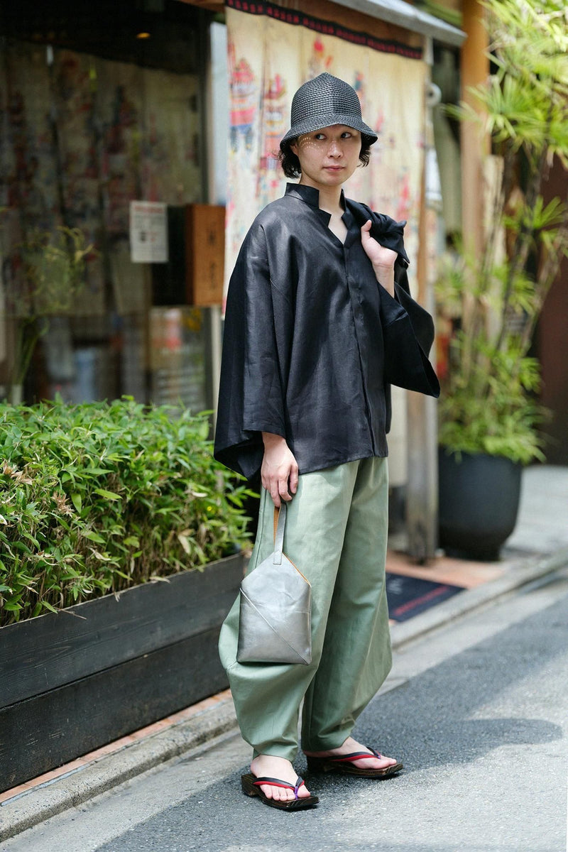 Leather Origami Shoulder Bag