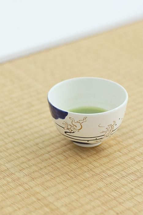 山岡善昇窯謹製 京焼手描き抹茶碗