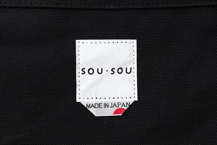 附飾帶 穩 帆布側揹包/黑色 SO-SU-U十數 昆