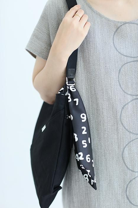 Odayaka Canvas Shoulder Bag with Ornament