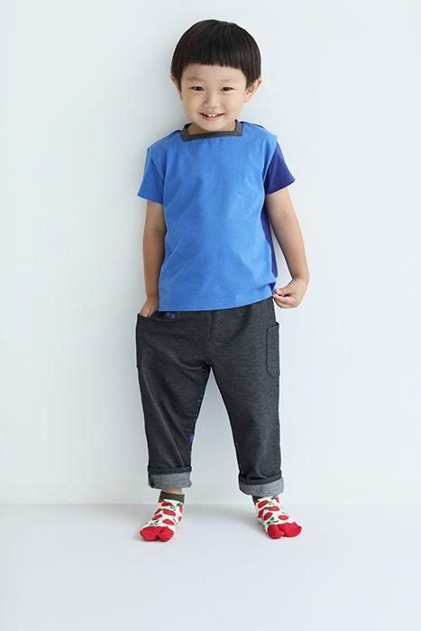 ●Tabi Socks for Kids Low-cut / Tomato【S・M・L】